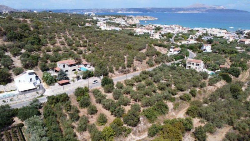 Almyrida Kreta, Almyrida: Schönes Grundstück mit Baugenehmigung zu verkaufen Grundstück kaufen